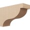 Ekena Millwork 6"W x 18"D x 12"H Classic Garner Rough Cedar Woodgrain TimberThane Corbel, Primed Tan CORUR06X18X12GARRCPR - alternate 1